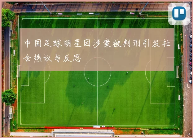 中国足球明星因涉案被判刑引发社会热议与反思