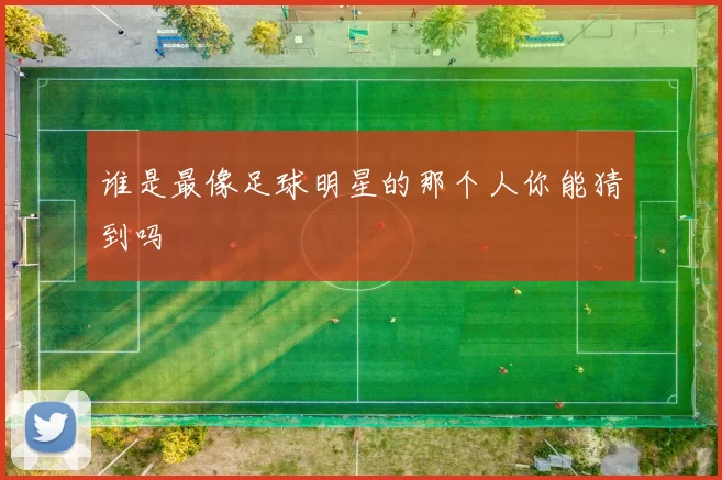 谁是最像足球明星的那个人你能猜到吗
